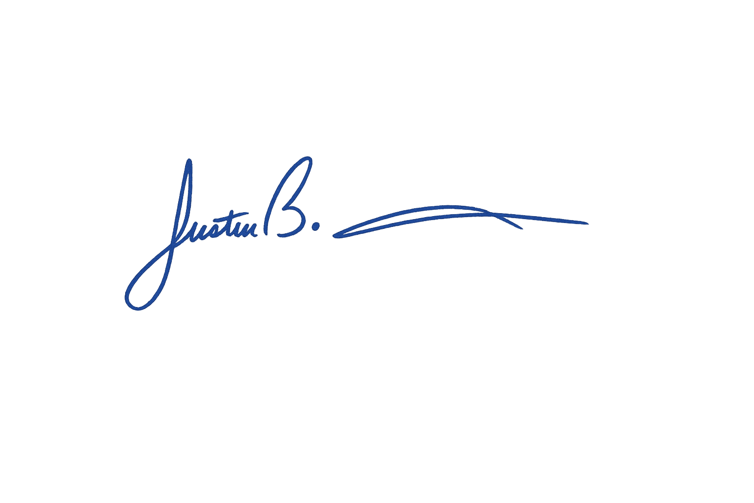 Justin B. Aronson signature
